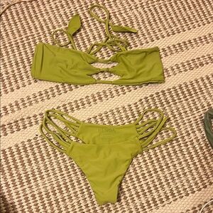 Benoa Green Bikini Set